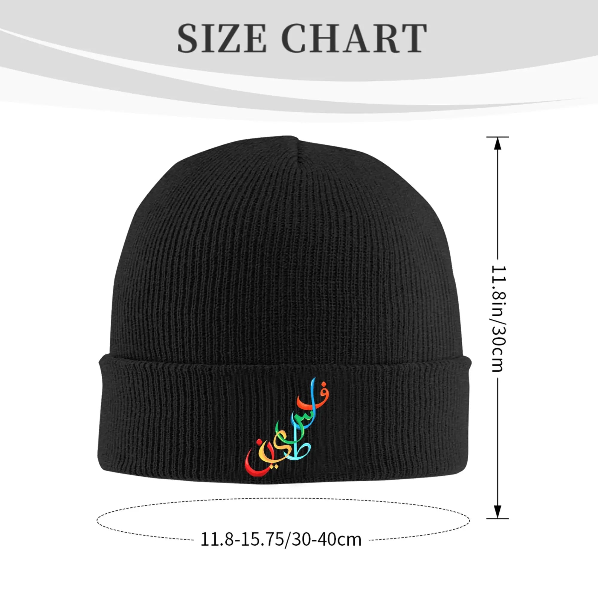 Palestinian Palestine Knitted Hat Women's Men's Beanie Winter Hat Acrylic  Casual Caps