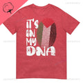 Palestine Flag It's in My DNA Palestinian Fingerprint Flag CottonTshirt Personality Declaration Culture