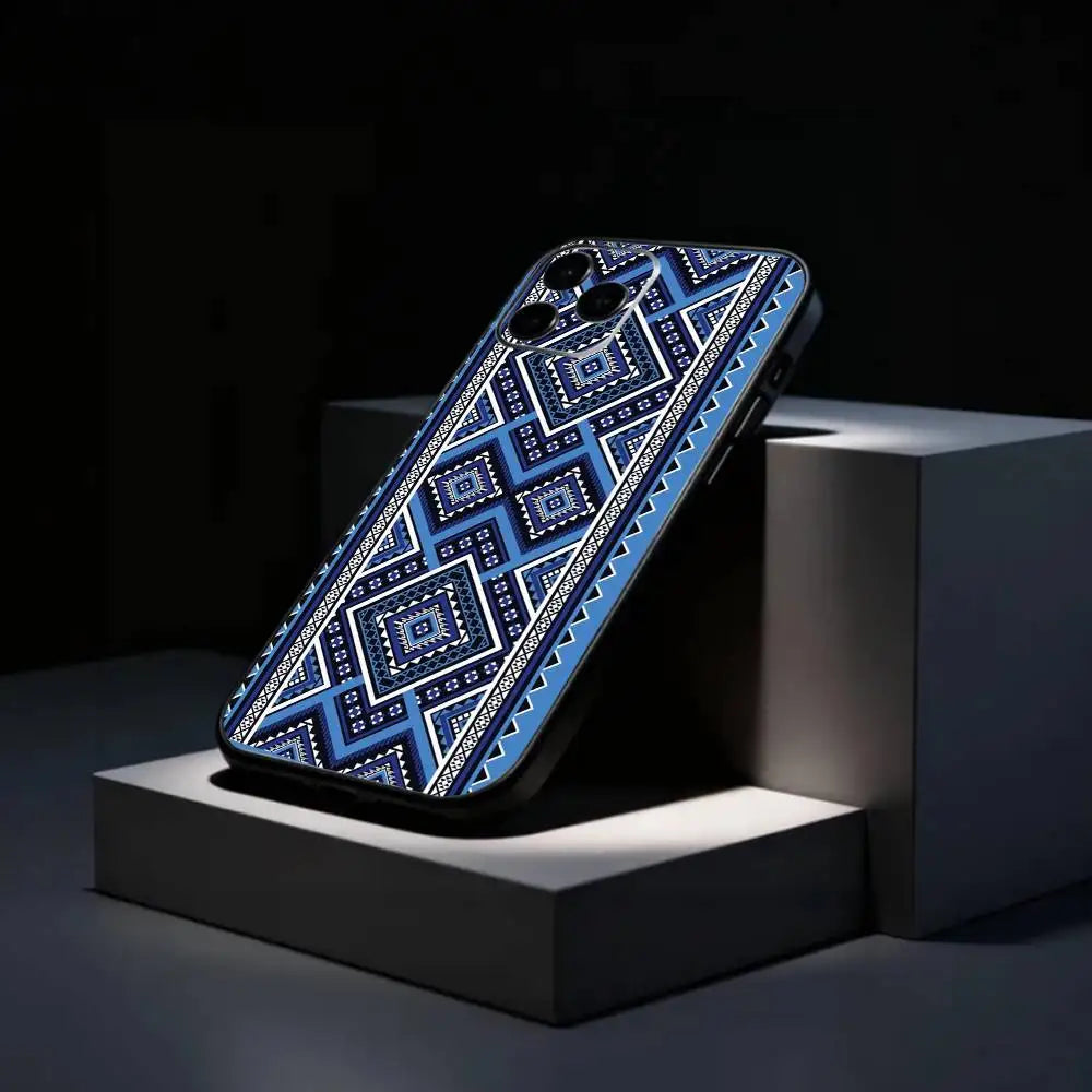 P-Palestine Hattah K-Keffiyeh pattern   Phone Case Silicone Soft For IPhone 17 16 15 14 13 12 11 X XR Plus Pro Max Plus