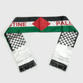 xvggdg  14x130cm Scarf Printing Satin Palestinian Flag   national day Scarves palestine shawl