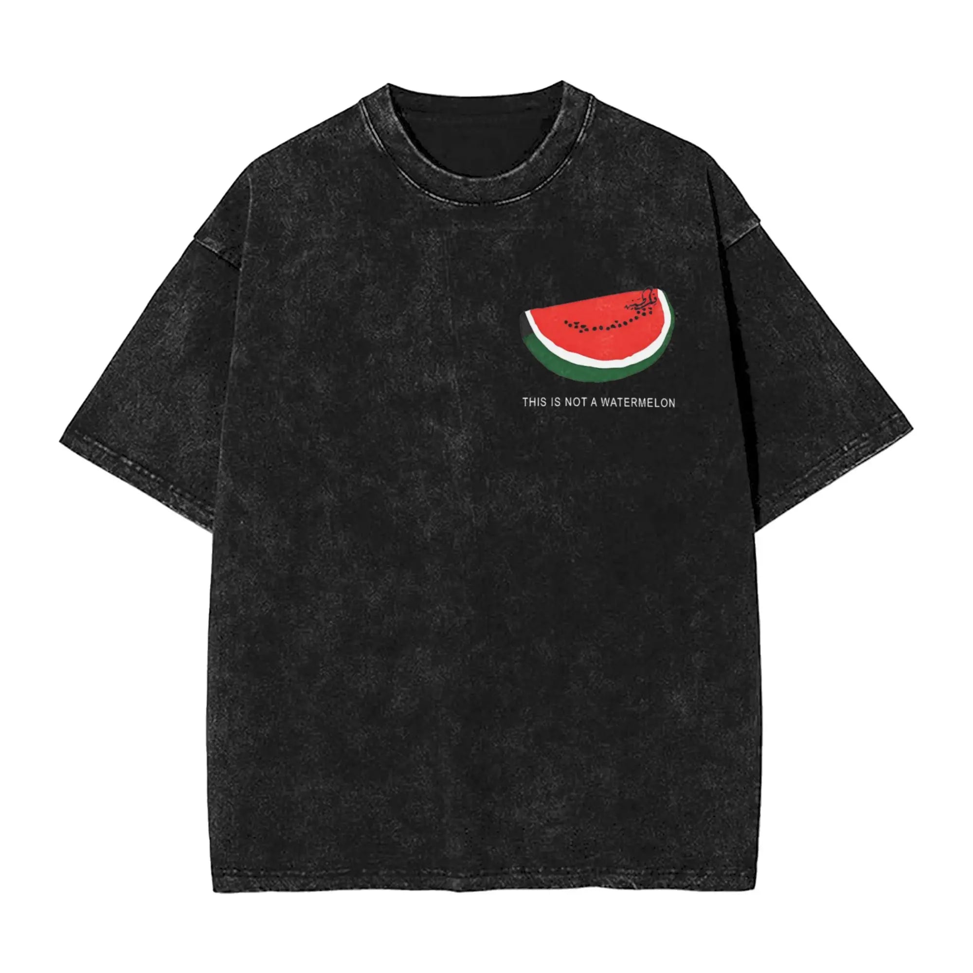 Men Watermelons Palestined T Shirts  Clothes Beach Funny Short Sleeve T Shirt Crewneck Fashion Casual Tshirt Dropshipping