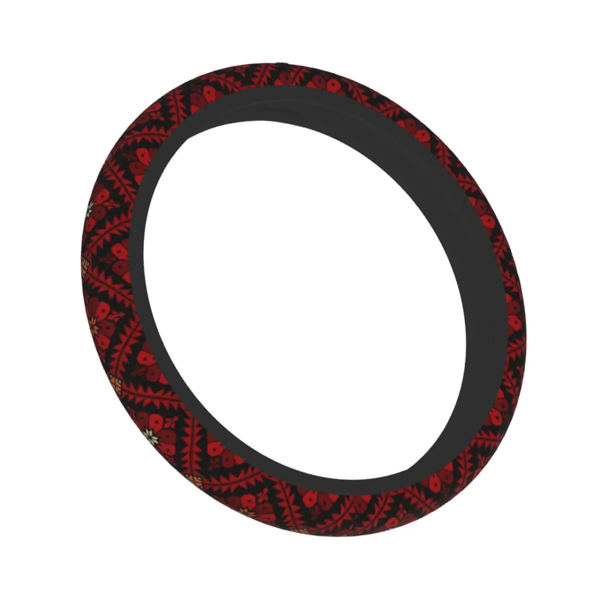 Palestine Arabic Calligraphy Car Steering Wheel Cover 38cm Anti-slip Auto Steering Wheel Protector Car-styling Car Accessories